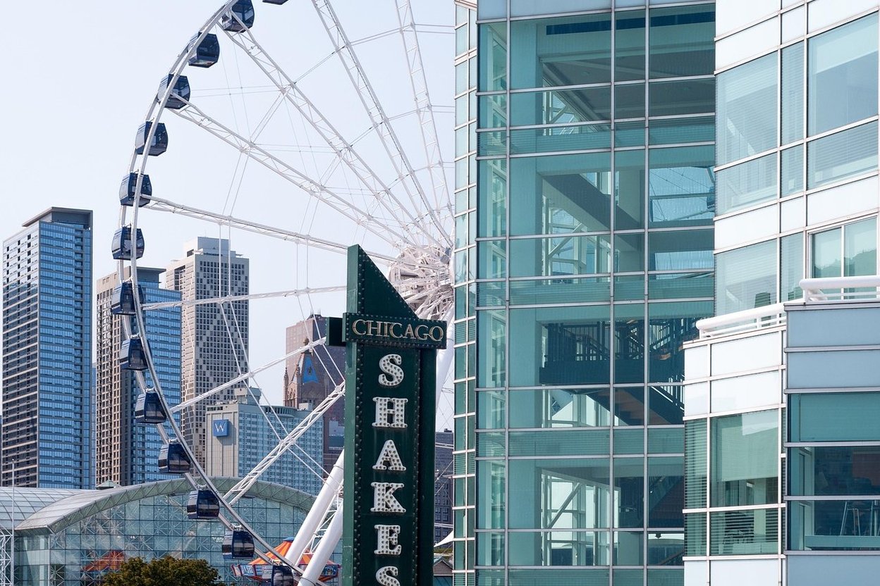 Navy Pier on the Chicago lakefront